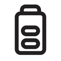 Icon battery device and technology Illustration vector