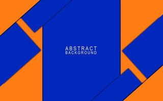 Abstract banner background orange and blue color vector background design