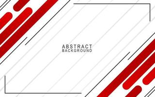 Red and white abstract banner background design vector