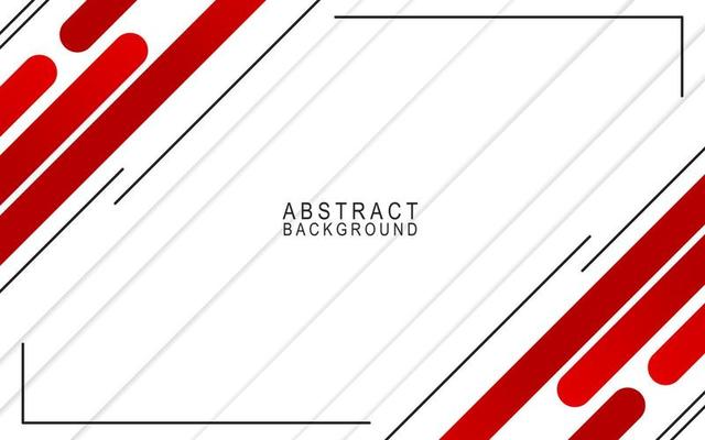 Red and white abstract banner background design
