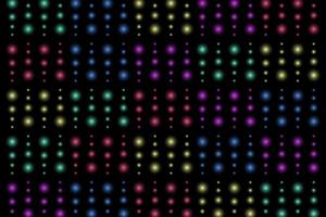 colorful bokeh background twinkling lights shape vector