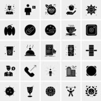 25 iconos de negocios universales vector ilustración de icono creativo para usar en proyectos relacionados con la web y dispositivos móviles