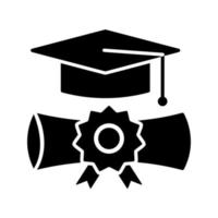 icono de vector de graduación