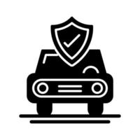 Car Insurance Vector Icon