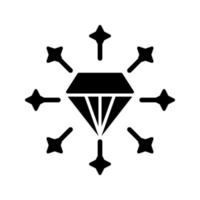 icono de vector de diamante