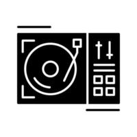 icono de vector de tocadiscos