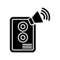 icono de vector de altavoz