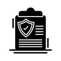 Insurance Policy Vector Icon