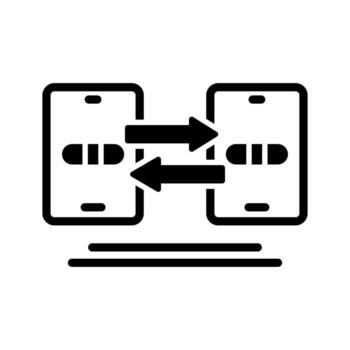 Data Synchronization Vector Icon