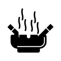 Ashtray Vector Icon