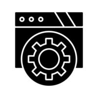 icono de vector de navegador