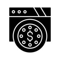 Dollar Coin Vector Icon