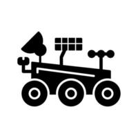 marte rover vector icono