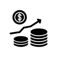 Money Growth Vector Icon