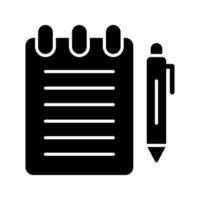 Notepad Vector Icon