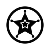 Sheriff Vector Icon
