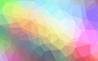 Light Multicolor, Rainbow vector low poly texture.