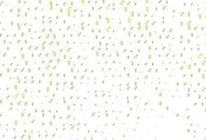 Light green, yellow vector background with gender symbols.