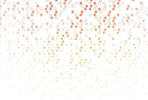 Light Yellow, Orange vector layout with circle shapes.