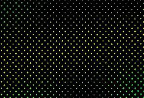 Dark green, yellow vector pattern with symbol of cards.
