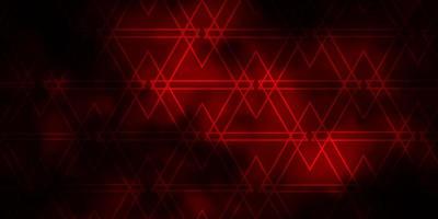 Dark Red vector background with polygonal style.