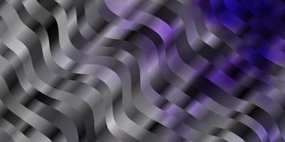 Light Purple vector background with bent lines.