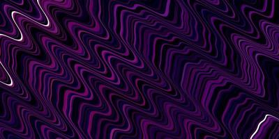 Dark Purple, Pink vector background with lines.