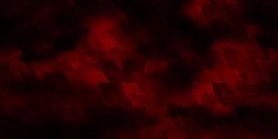 textura de vector rojo oscuro en estilo rectangular.