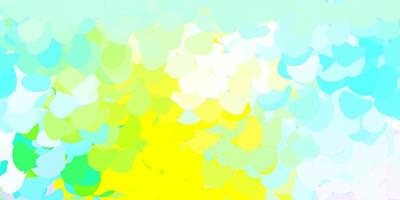 Light multicolor vector texture with memphis shapes.