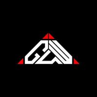 GUW letter logo creative design with vector graphic, GUW simple and modern logo.