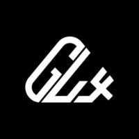 Diseño creativo del logotipo de la letra glx con gráfico vectorial, logotipo simple y moderno de glx. vector