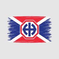 Soviet Flag Brush vector