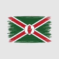 Northern Ireland Flag Brush vector