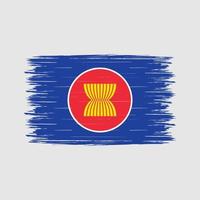 Asean Flag Brush vector