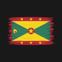 Grenada Flag Brush vector