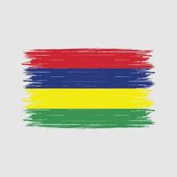 Mauritius Flag Brush vector