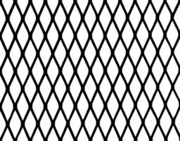 Black grille pattern isolated on white background with clipping path photo