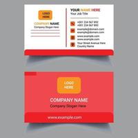 Business Card Template, Corporate Business Card ,Creative Business Card vector