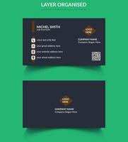 Business Card Template, Business Card Design, Corporate Business Card,, Creative Business Card vector