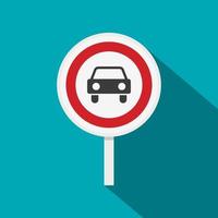 Movement of motor vehicles is forbidden icon