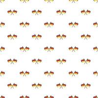 Flag of Germany pattern, cartoon style vector
