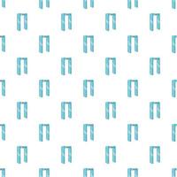 Check on metal detector pattern, cartoon style vector