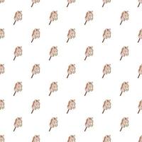 Toy donkey pattern, cartoon style vector