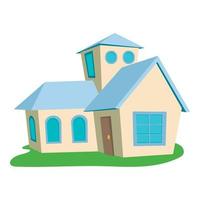 House icon, cartoon style vector