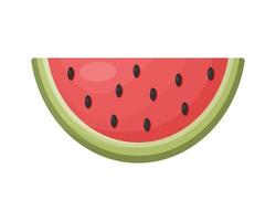 slice of watermelon vector