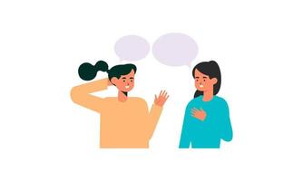 People communication concept illustration vector