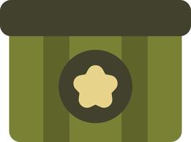 Box Flat Icon vector