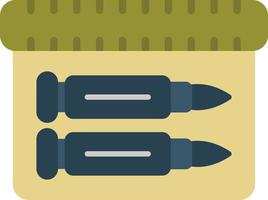 Ammunition Flat Icon vector