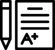 icono de línea de calificación vector