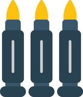 Ammo Flat Icon vector